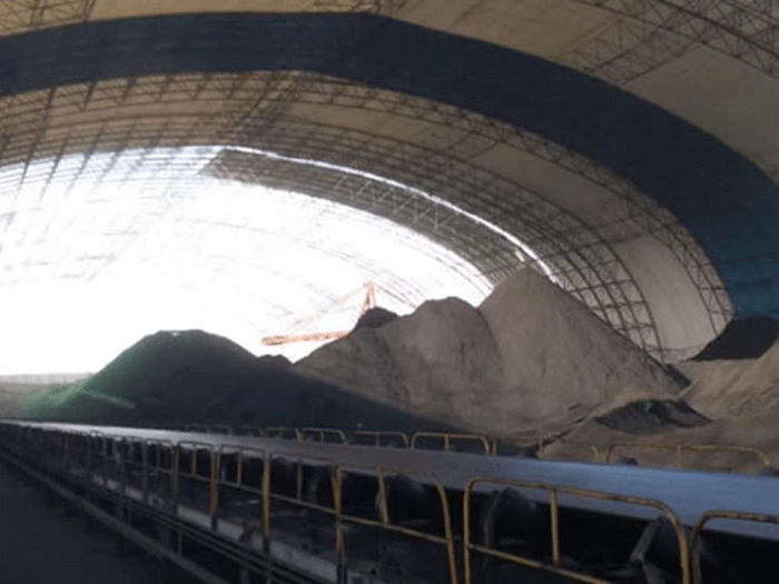 铁岭煤棚料仓网架